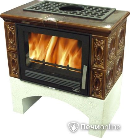 Печь-камин ABX Panonie, коричневая в Ижевске